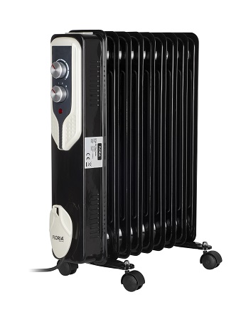 Calorifer electric Floria ZLN-3659,Negru 2000 W, 9 elementi, 3 trepte de putere, Termostat reglabil, Protectie supra-incalzire, Indicator luminos Calorifer electric Floria ZLN-3659,Negru 2000 W, 9 elementi, 3 trepte de putere, Termostat reglabil, Protectie supra-incalzire, Indicator luminos