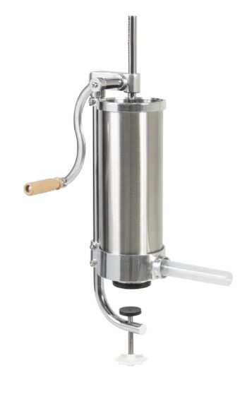 Aparat pentru umplut carnati, din inox, vertical, 2.50 kg, Grunberg GR3183 Aparat pentru umplut carnati, din inox, vertical, 2.50 kg, Grunberg GR3183