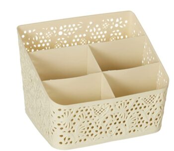 Suport tacamuri , din plastic , 15 x 19.50 x 14 cm , Tuffex TP8074 (crem)