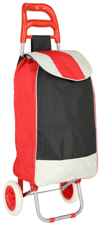Carucior de piata pliabil , 38X20X96 Cm, 40 l, Grunberg cu 2 roti, BF206 Rosu/Negru Carucior de piata pliabil , 38X20X96 Cm, 40 l, Grunberg cu 2 roti, BF206 Rosu/Negru