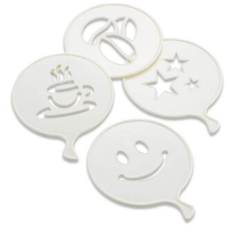 Set 4 forme pentru ornat prajituri, Qlux L00166