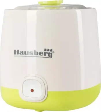 Aparat pentru iaurt Hausberg HB-2190 1L 20W Alb Verde