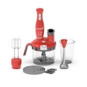 Blender 4 in 1 Hausberg HB-7710RZ, capacitate bol 1.5 l, 1500 W, functie turbo, Roz