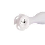 Blender de mana Hausberg HB-7669AB, 350 W, Lama din otel inoxidabil, Ax interior din otel inoxidabil, Alb