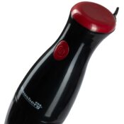 Blender de mana Hausberg HB-7669N, 350 W, Lama din otel inoxidabil, Ax interior din otel inoxidabil, Negru