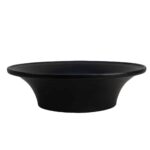Vas termorezistent 26.5 X 7.5 cm Negru Mat