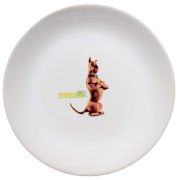 Farfurie desert cu decor ScoobyDoo2, 19,5 cm, Alb Pur