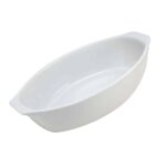 Vas termorezistent 28 x 17.5 x 7 cm, Alb