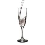Set 6 pahare cu picior din sticla de 195 ml, Cesiro