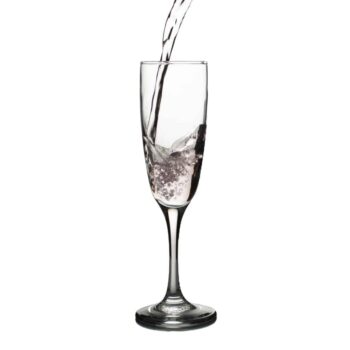 Set 6 pahare cu picior din sticla de 195 ml, Cesiro