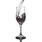 Set 6 pahare cu picior din sticla de 190 ml, Cesiro