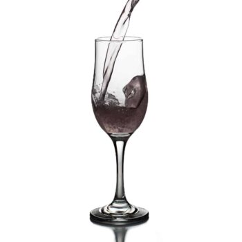 Set 6 pahare cu picior din sticla de 190 ml, Cesiro
