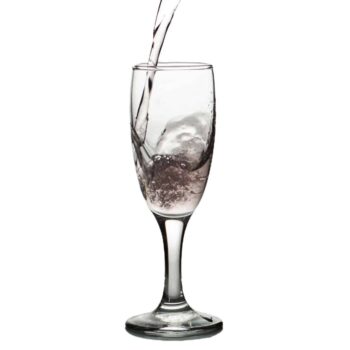 Set 6 pahare de 115 ml cu picior din sticla, Cesiro