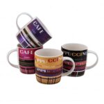 Set 4 cesti Multicolor, Cesiro, 270 ml