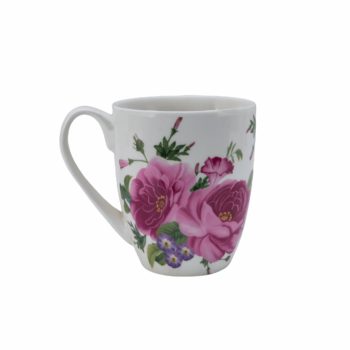 Cana Alba cu flori roz, 280 ml