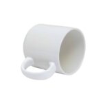 Set 4 cesti Design Italian din Portelan Alb, 350 ml