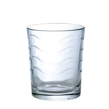 Set 6 pahare din sticla cu model de 155 ml Cesiro