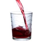 Set 6 pahare din sticla cu model de 155 ml Cesiro