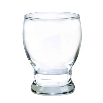 Set 6 pahare cu picior mic din sticla de 180 ml, Cesiro