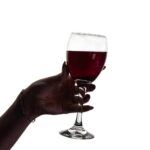 Set 6 pahare de 245 ml din sticla cu picior, Cesiro