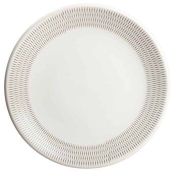Farfurie desert cu design modern, Ø 20 cm, Alb Pur decorat cu model diamant Farfurie desert cu design modern, Ø 20 cm, Alb Pur decorat cu model diamant