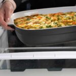 Set 2 vase termorezistente Alb/Negru 35x25x8 cm