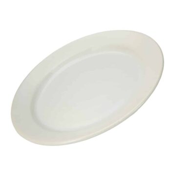 Farfurie intinsa, Cesiro, 25 cm, Alb