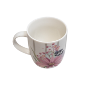 Cană cu floare roz de 300 ml