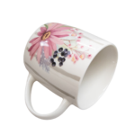Cană cu floare roz de 300 ml
