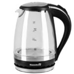 Cana fierbator Hausberg HB3613, 2200 W, 1.5 litri, led, negru