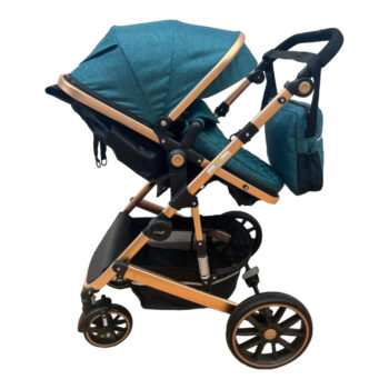 Carucior Copii 3 In 1 Premium Turcoaz Carucior Copii 3 In 1 Premium Turcoaz