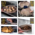 Set farfurii 24 piese, pentru 6 persoane, Latte, Cesiro, Crem Lucios
