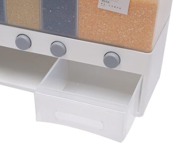 Cutie pentru alimente, din plastic, cu capac, 6 compartimente, 10 l, 37.50 x 32.40 x 14.40 cm, OB001 Cutie pentru alimente, din plastic, cu capac, 6 compartimente, 10 l, 37.50 x 32.40 x 14.40 cm, OB001