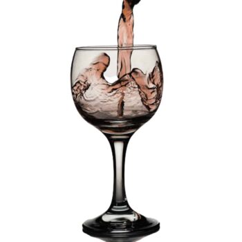 Set 6 pahare cu picior din sticla de 210 ml, Cesiro