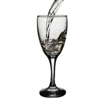 Set 6 pahare cu picior din sticla de 225 ml, Cesiro