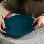 Rafinament în Fiecare Detaliu: Set 6 farfurii adanci Turcoaz Inchis