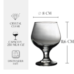 Pahar din sticla 250 ml