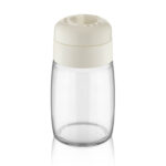 Recipient 240 ml, din sticla, cu capac din plastic, Qlux C00271