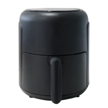 Friteuza cu aer cald HAUSBERG HB-2356, 1000-1200 W, 2.6 litri, temporizator 30 min, termostat reglabil 80 - 200 grade C, 5 programe gatit, protectie supraincalzire, Negru