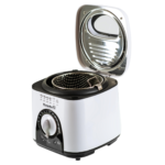 Friteuza Hausberg HB 1320NG, 950 W, 1 L, Alb/Negru