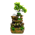 Fântână decorativă cu model de Bonsai artificial de 40x15x17 cm