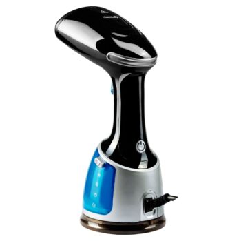 Fier de calcat vertical, Hausberg HB-7900NG, 1600W, rezervor detasabil 220 ml, Negru/Albastru