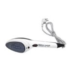 Fier de calcat vertical Hausberg HB7885, 1100W , Talpa ceramica, Accesoriu detasabil, 2 Perii, Maro