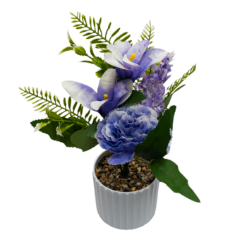 Floare decorativă în ghiveci flori albastre Floare decorativă în ghiveci flori albastre