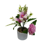 Floare decorativă în ghiveci flori lila