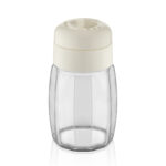 Recipient 100 ml, din sticla, cu capac din plastic, Qlux C00283