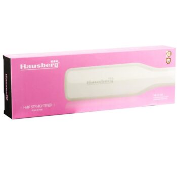 Placa de par pentru indreptare, Hausberg HB-33AB, Incalzire rapida, Alb