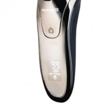 Aparat de ras Hausberg HB-72, 220 V, acumulator, rezistent la apa, 3 lame, inel dublu, accesorii incluse, Gri