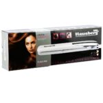 Placa de par 2 in 1 pentru ondulare si indreptare, Hausberg HB32GR, Incalzire rapida, Gri