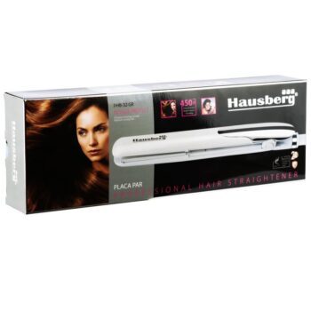 Placa de par 2 in 1 pentru ondulare si indreptare, Hausberg HB32GR, Incalzire rapida, Gri
